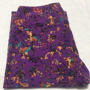 NWT LuLaRoe OS Leggings Abstract Floral
